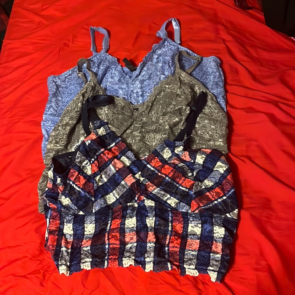 Lot of 3 torrid bralettes